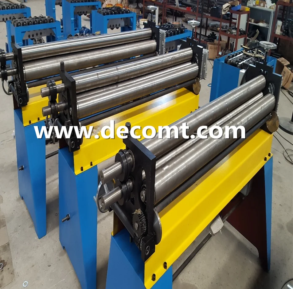 Three roller beading machine used for sheet metal