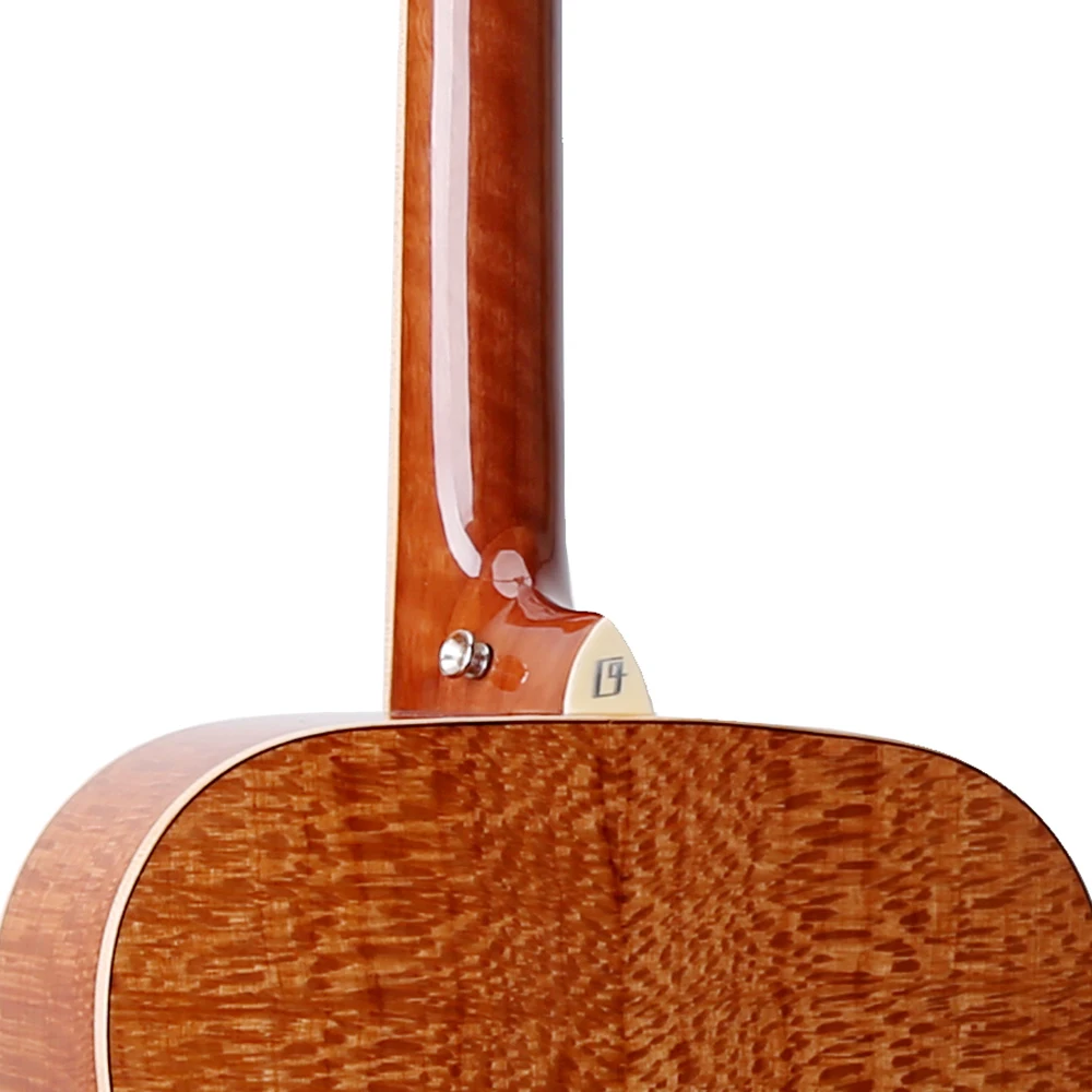 Custom Design Black Matte Die-cast Machine Head Solid Spruce Wood All Kinds Of Guitar Acoustic Guitar For Sale