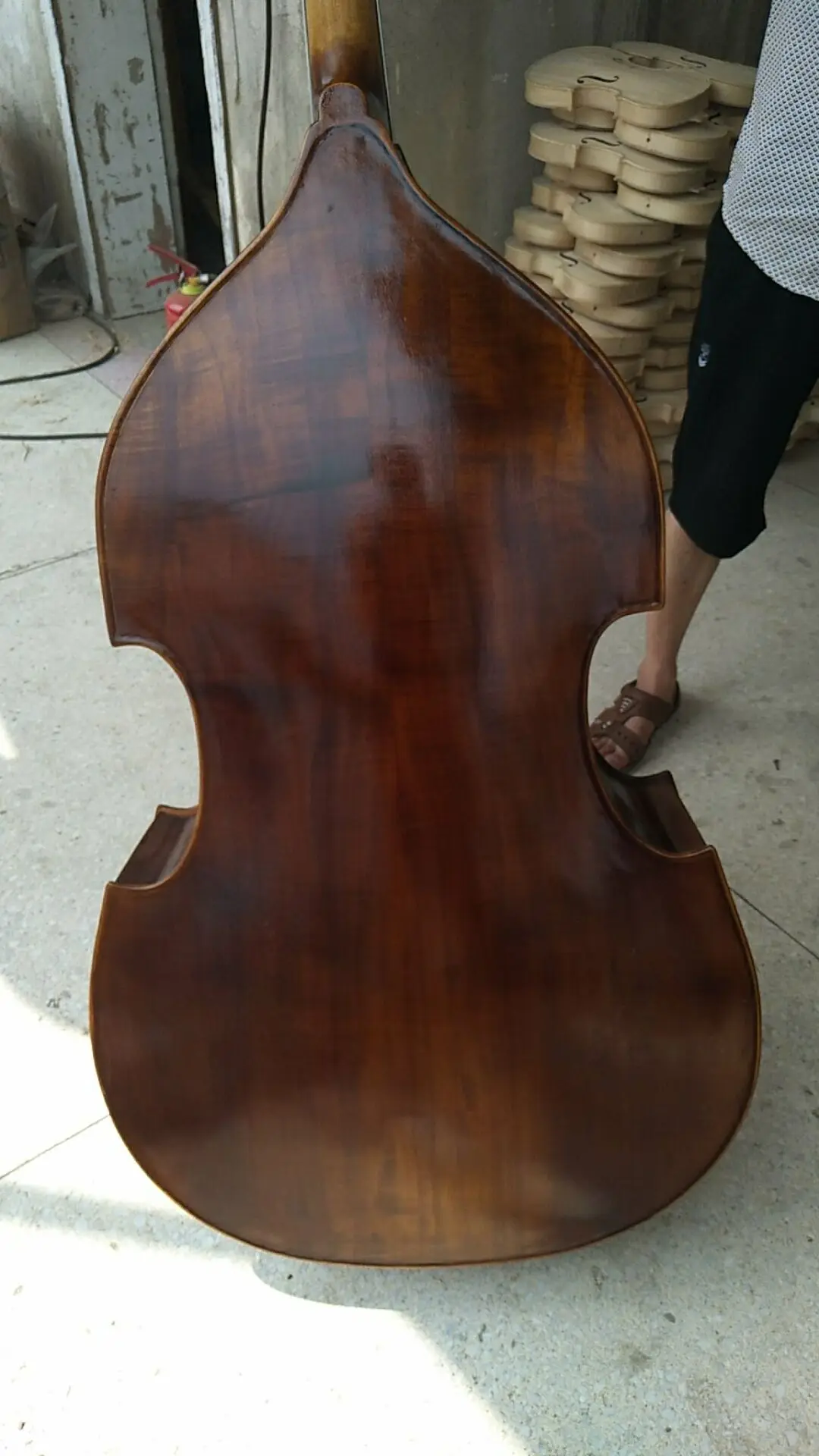 Tongling Workshop Antique Style Handmade  Solid Wood 3/4 Double Bass