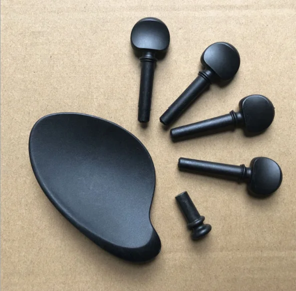 Violin Parts Chinrest, Pegs, tailpiece, Endpin Ebony