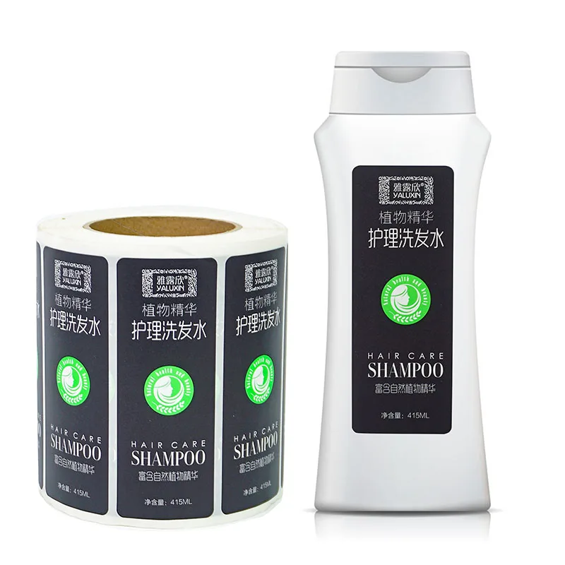 Custom Printed Cosmetic Bottle Makeup Product Packaging Adhesive Paper Logo Label Sticker