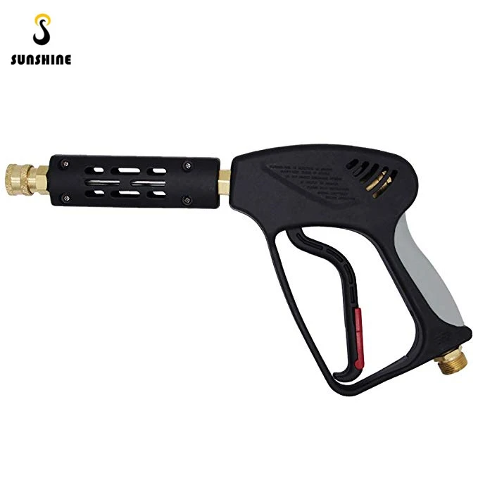 5000 PSI High Pressure Washer Gun with M22 Thread for Pressure Washer M22 inlet with short wand
