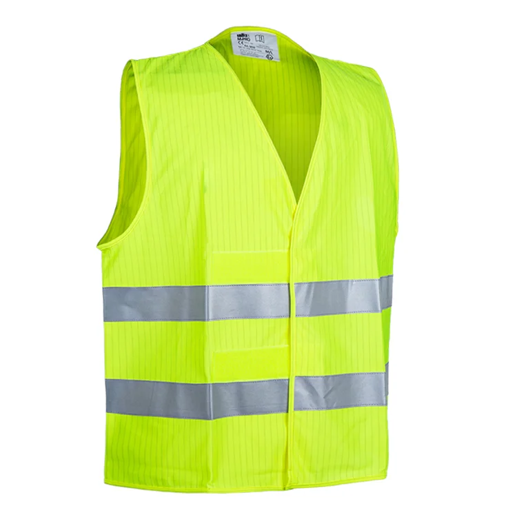 Customization Keep Warm Fire Retardant Vest High Visibility Anti Static Flashing Safety Vest