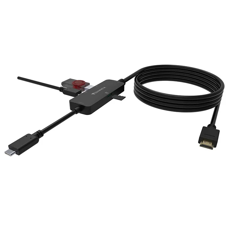 Wholesale 3 in 1 Adapter  60W PD  USB C to HDMI Adapter with USB Port  Micro SD Card Reader