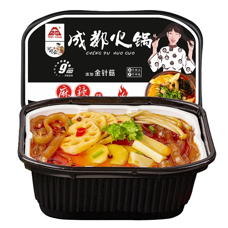 
Delicious Sichuan Spicy Hot Instant Self Heating Hot Pot 