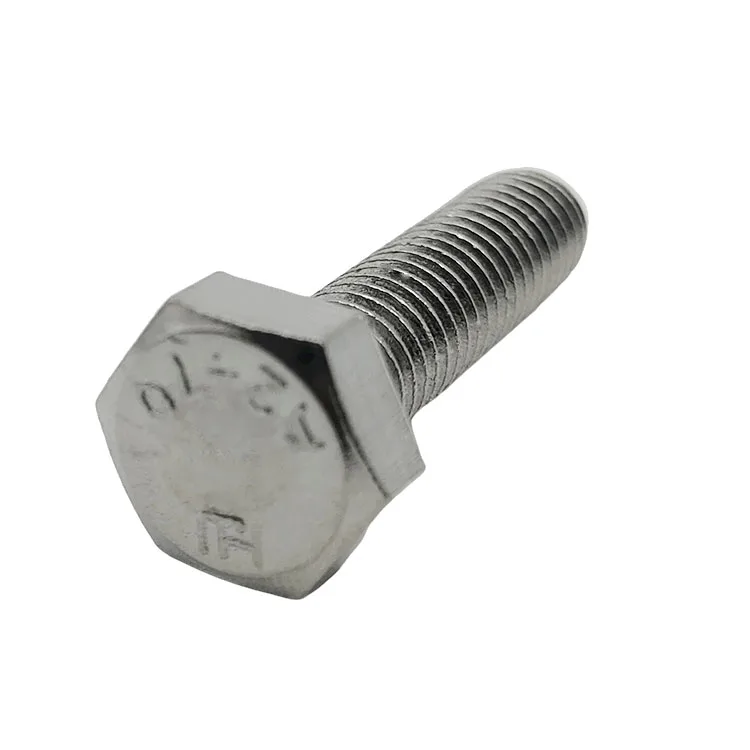 All size Custom Stainless Steel Grade 8.8 Hex Bolt and Nut A2 Hexagon Bolts