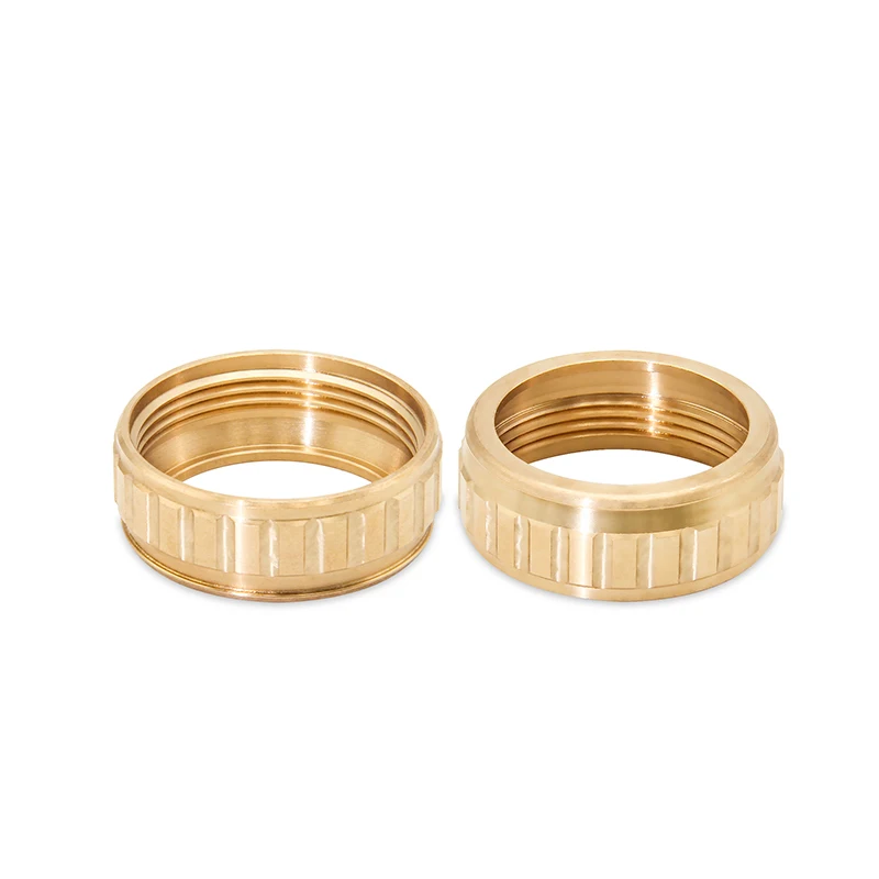 CNC Machining Hex Knurled Thumb Brass Knurling Insert Metal Round Custom Long Female Nuts