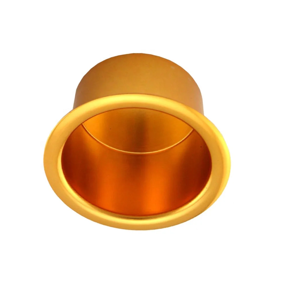 Custom High Quality Spinning Anodizing Aluminium Cup Holder Cinema Chair Sofa Cup holder