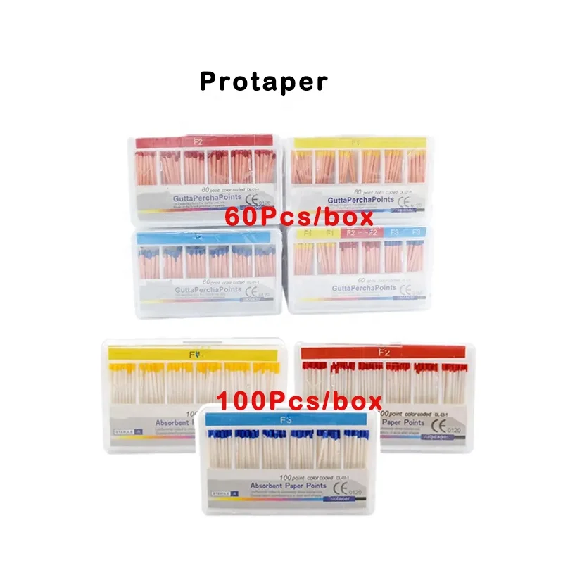 Supplies 04 06 F1 F2 F3 dental absorbent paper Gutta Percha point metabiomed protaper