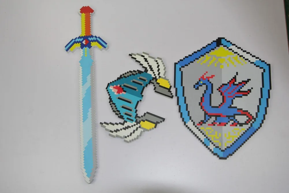 
High Quality RDS007 Legent Of Zelda Fantasy Cosplay Game EVA Foam Sword & Shield Set OEM 