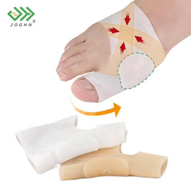 JOGHN Splitter Toe Separator Gel Foot Bunion Corrector Pedicure Sock Unisex Silicone Sebs Toe Separator Individual Silicon