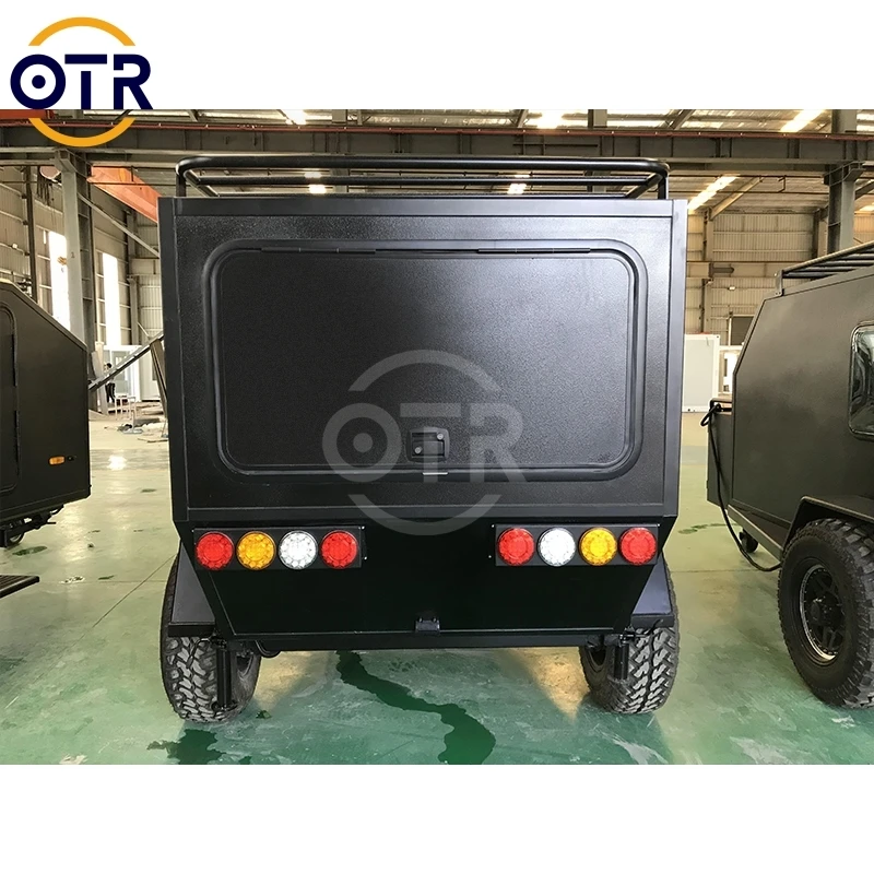 Car Trailer For Camping Outdoor Small Cabin Home Camp 4x4 Mobile Office To Travel Encloser Utility Van 12x6