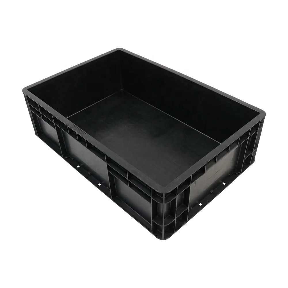 QXR Q-EU4616 600*400*170mm European standard anti static conductive plastic box ESD EU container