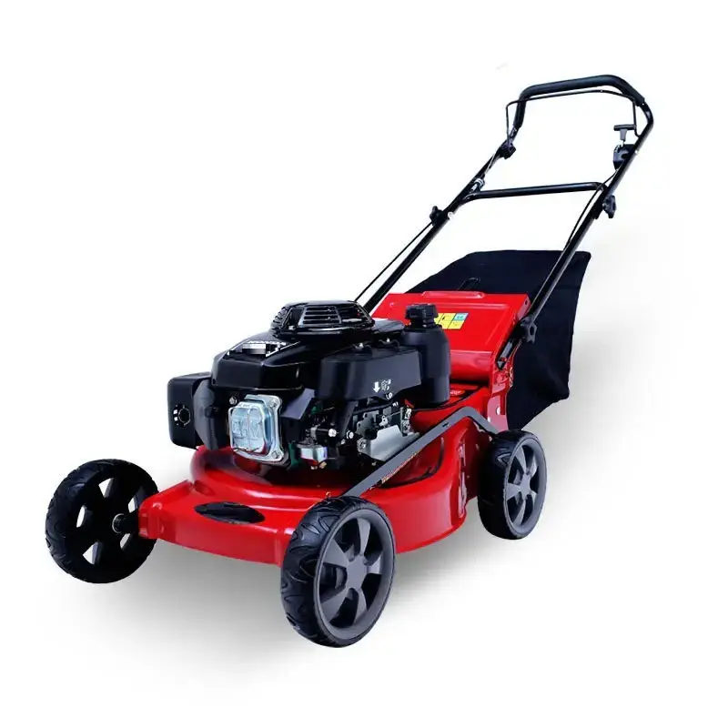 Factory Direct Sales High Power Gasoline Simple Hand Mower Self-Walking Lawn Mower