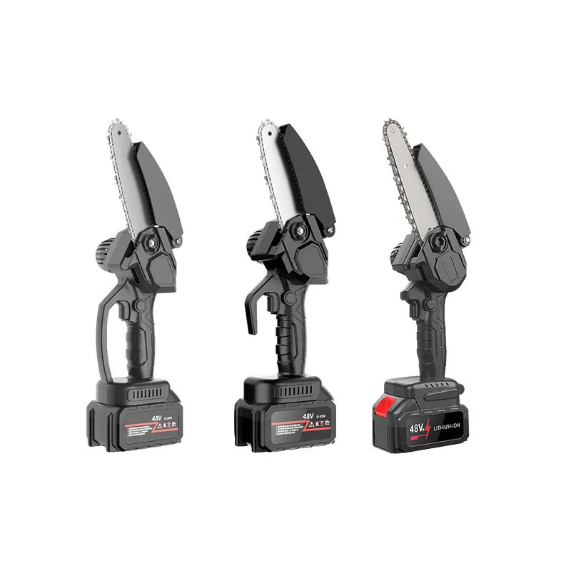 Rechargeable Li-ion Battery Woodworking Mini Chainsaw Home & Outdoor Logging Cordless Saw