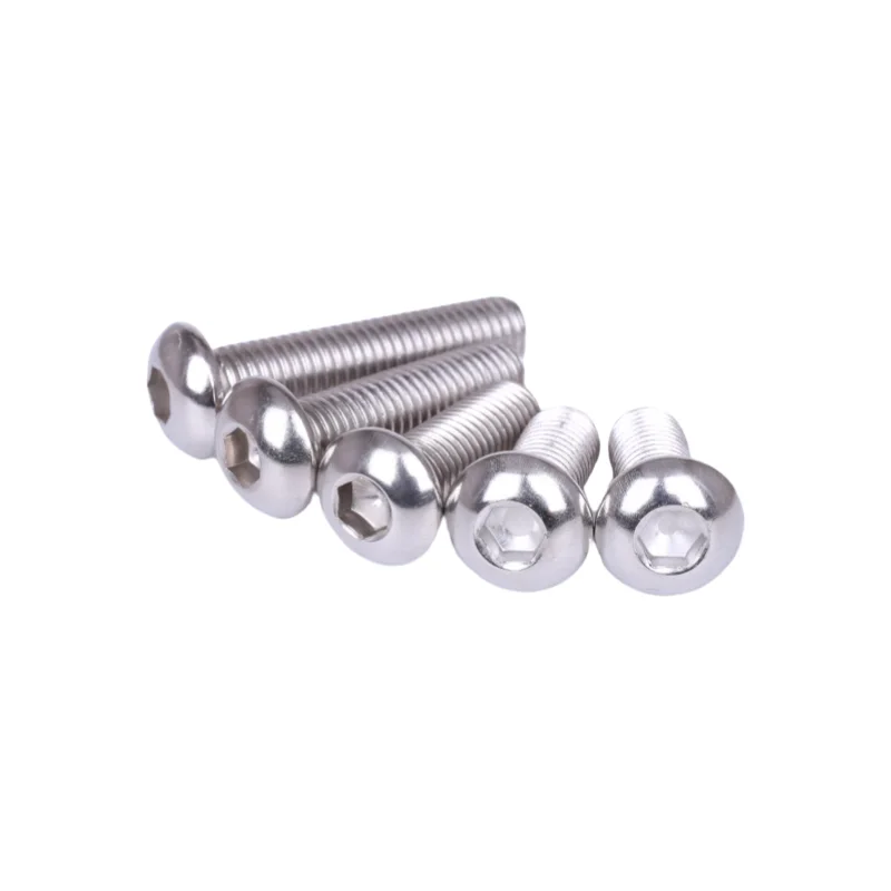 M3 M4 M5 M6 M8 M10 M12 M16 Iso7380 Allen Bolts stainless Steel Hex round Head Socket Screw bolt