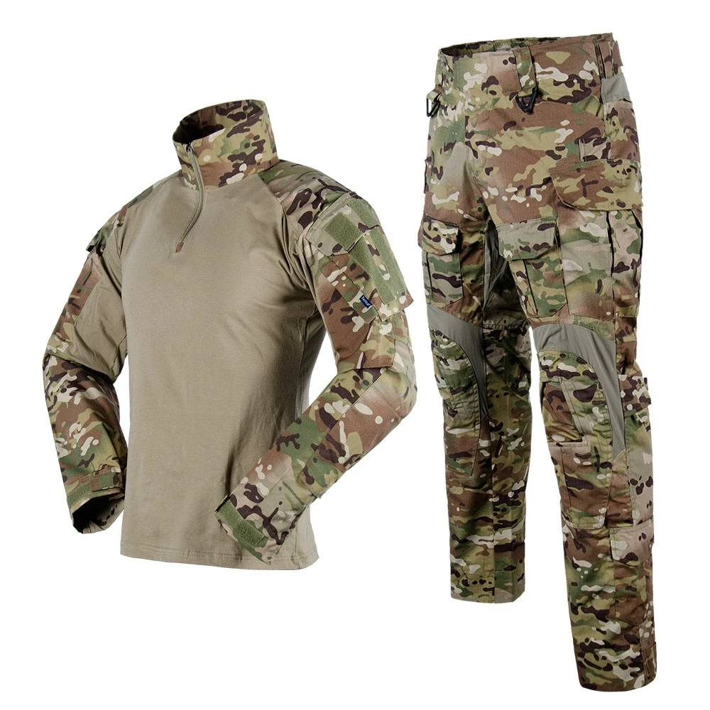 factory wholesale CP color Frog Suit Field Combat Uniform Tactical Long Sleeve Camouflage Shirt