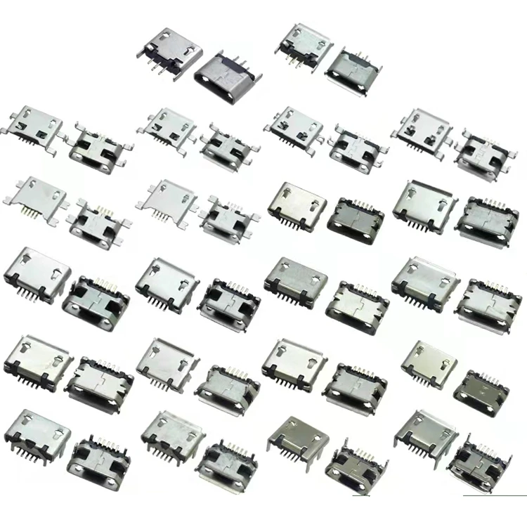 Electrical Wires Male Female 5P Smt Custom Usb Connect Socket Micro Connector