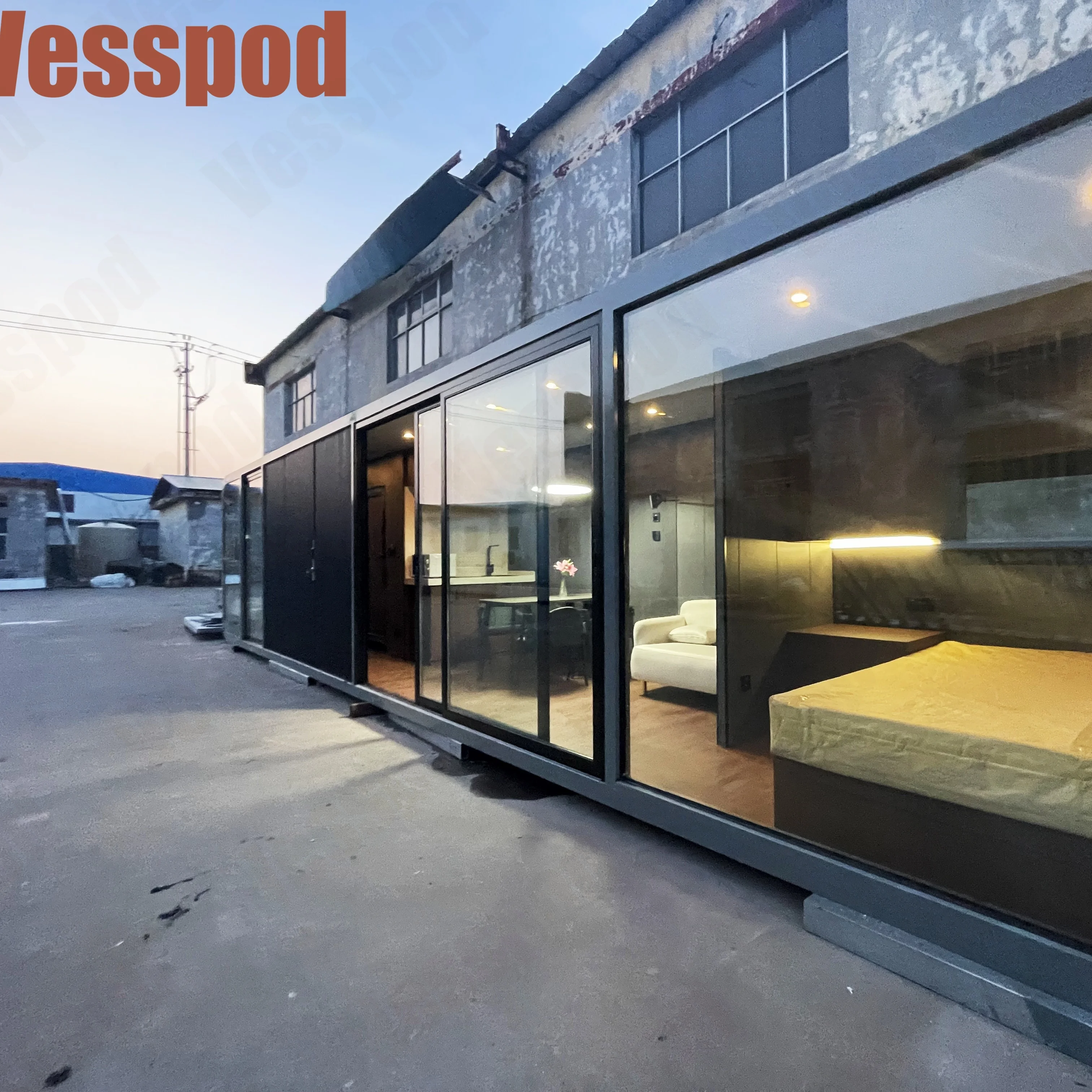 2024 Steel frame house prefabricated tinny house prices prefabricated house For Sale