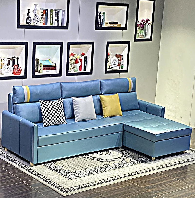 Convertible Beds Sofa Dual-use Multi-Functional Living Room Folding Couch Small Apartment Sitting And Sleeping Sofa Bed