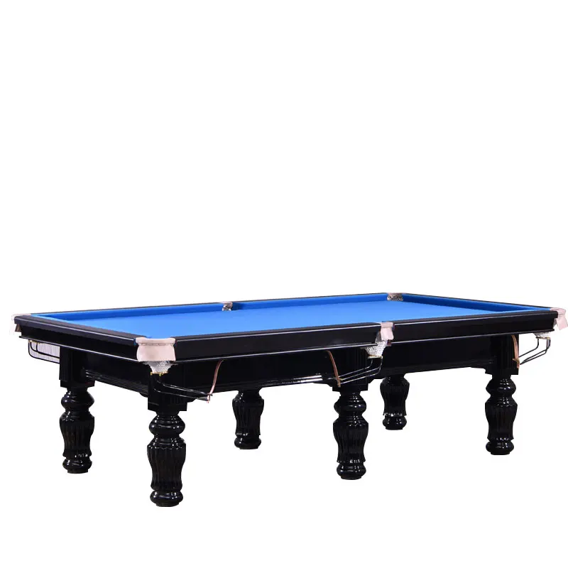 High Quality New Chinese Style Full-Size Billiards Table Custom Size with MDF Cushion PVC Pocket Directly Searched Manufacturer