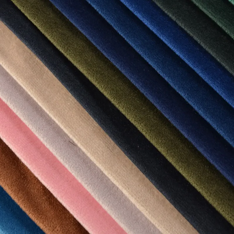 Multi Colors Home Textile 100% Polyester Italy Velvet Fabric Italian Velvet Fabric