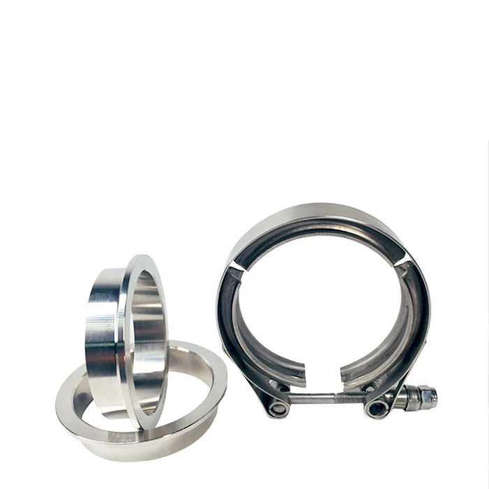 Stainless Steel Turbo Exhaust System Pipe V Band Clamp