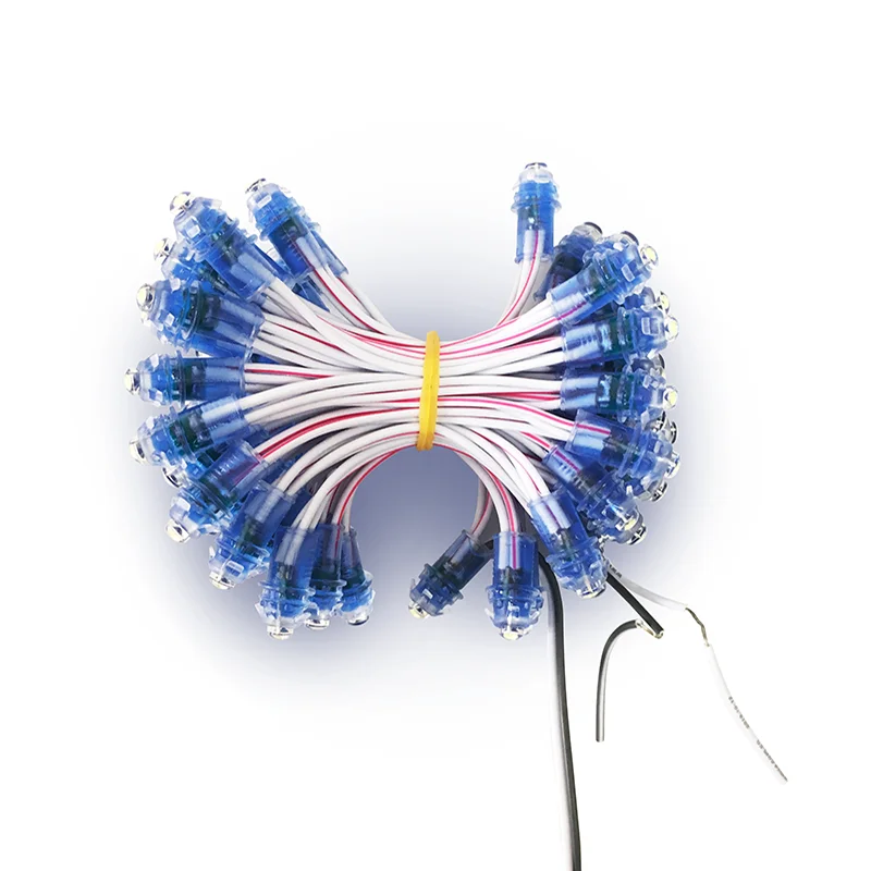 factory price 12mm 9mm led pixel lights ip68 outdoor single color for advertising signs