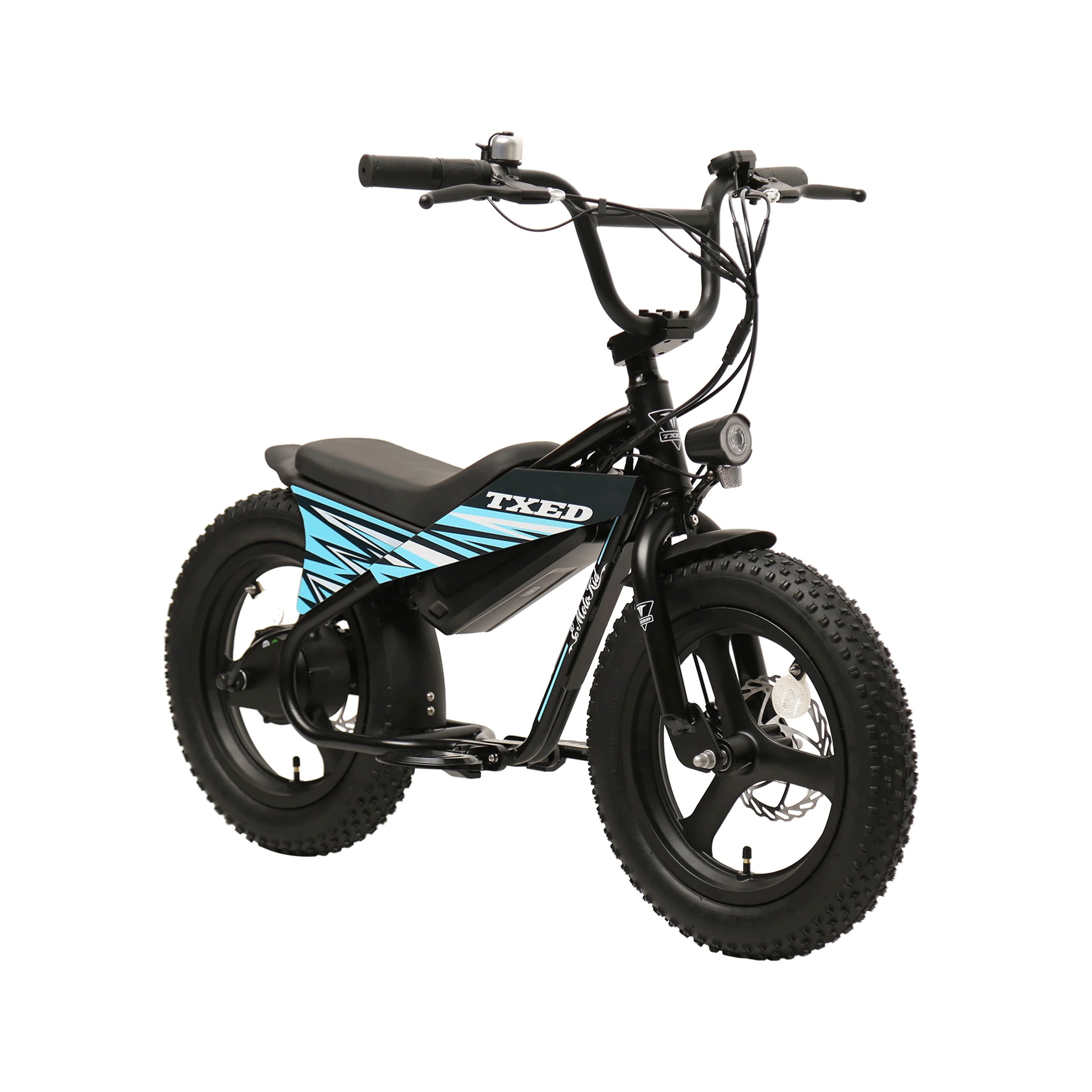 Мотоциклетный велосипед для детей 10 лет Односкоростной двигатель 250 Вт 3D-рамка с принтом Электрический детский