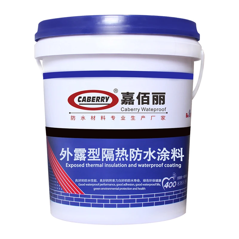 Wholesale CABERRY factory roof floor wall chemical acrylic waterproof coating & paint