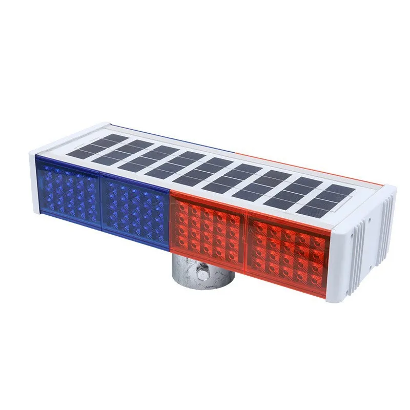 Red And Blue Road Safety Flashing Rechargeable Led Road Flares Led Warning Light Signal Warning Traffic Light