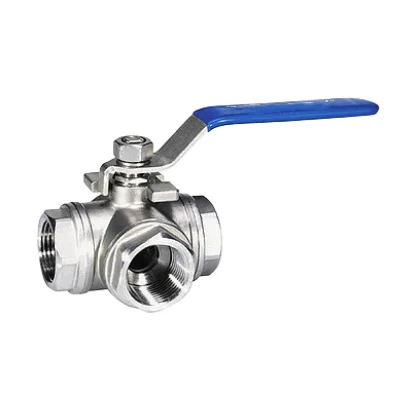 jd High quality carbon steel stainless steel HKB 2 WAY 3WAY ball valve for agricultural machinery