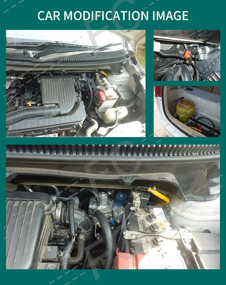 CNG/LPG ECU Kit Programming Device Sequential 8 cylinders cng kit for Sequential Injection System V8 engine dual fuels