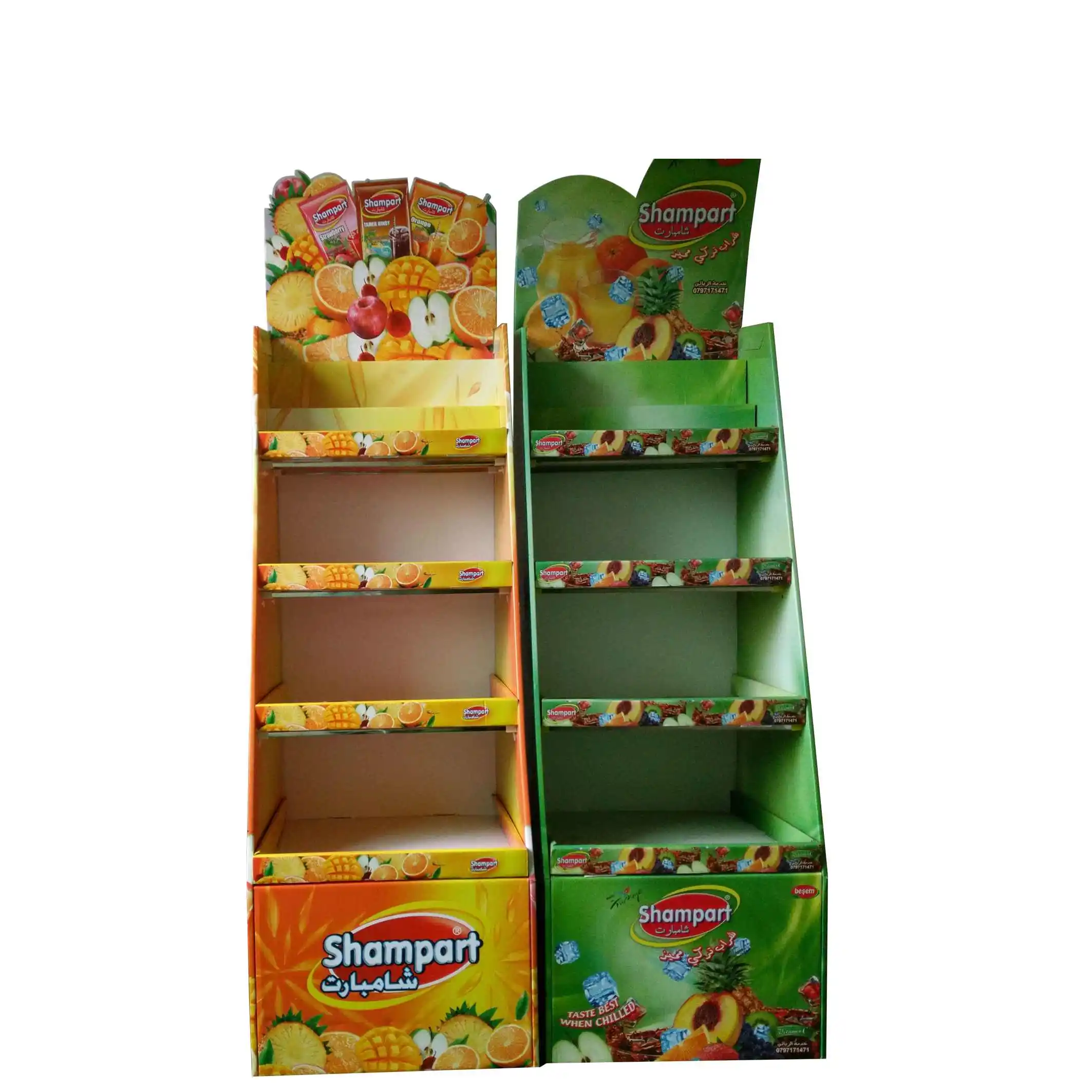 2022 New Technology Professional Manufacturing Paper Exhibition Stand Food Display Rack