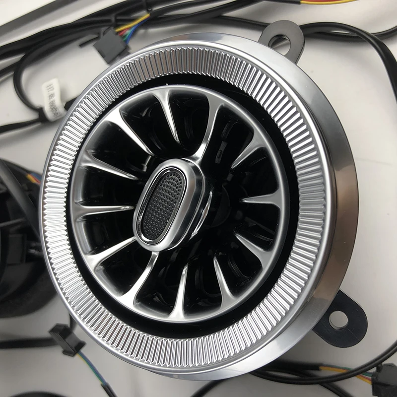 LED Ambient Light For jeep Wrangler JL 2018-2020 Turbine led air vent outlet inlet center console lamp front air condition vent