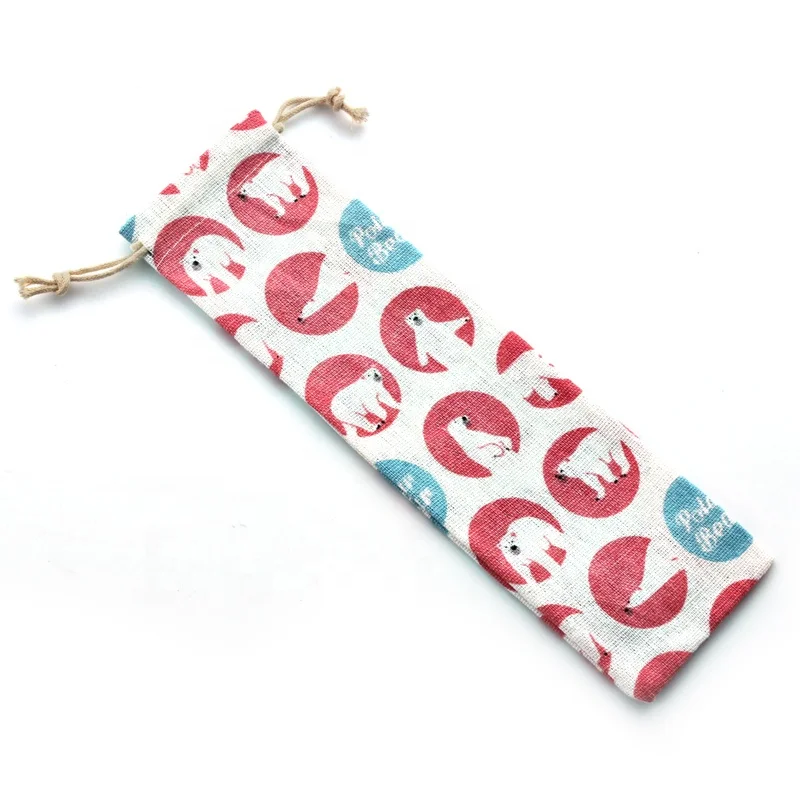 Холщовый льняной мешок 70*250 мм, пакет для питьевой соломы, джутовый Хлопковый мешок на шнурке с индивидуальным логотипом