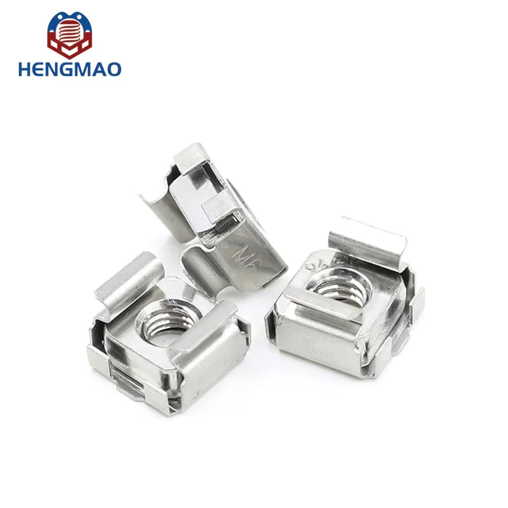 High Quality SS304 SS316 M4 M5 M6 M8 M10 Cage Nuts