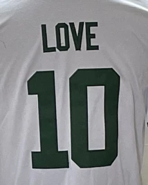 2024 New High Quality American Football Jersey Wholesale Embroidered Jersey For #10 LOVE USA size Green White Black Jerseys