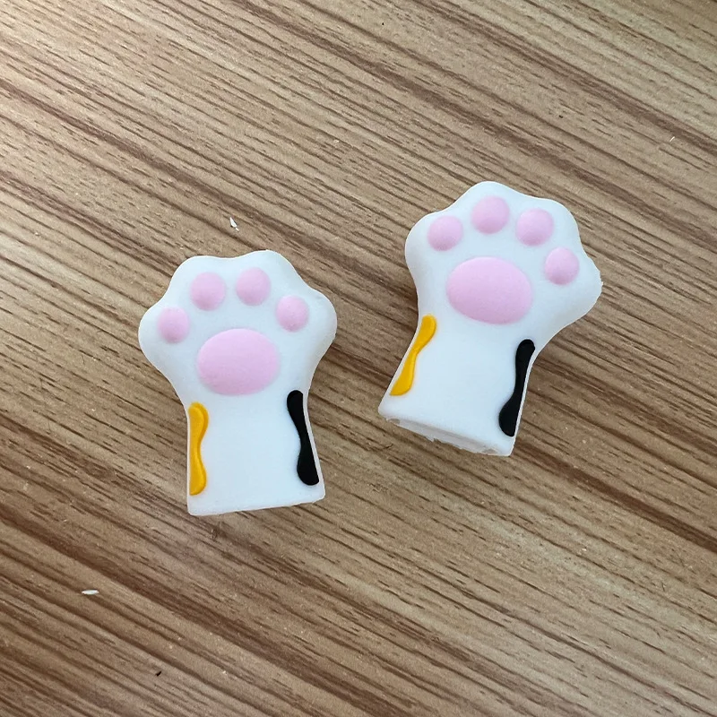 cute cat paw PVC  pencil sharpener plastic pencil sharpener protective cover for children   soft film pencil sharpener