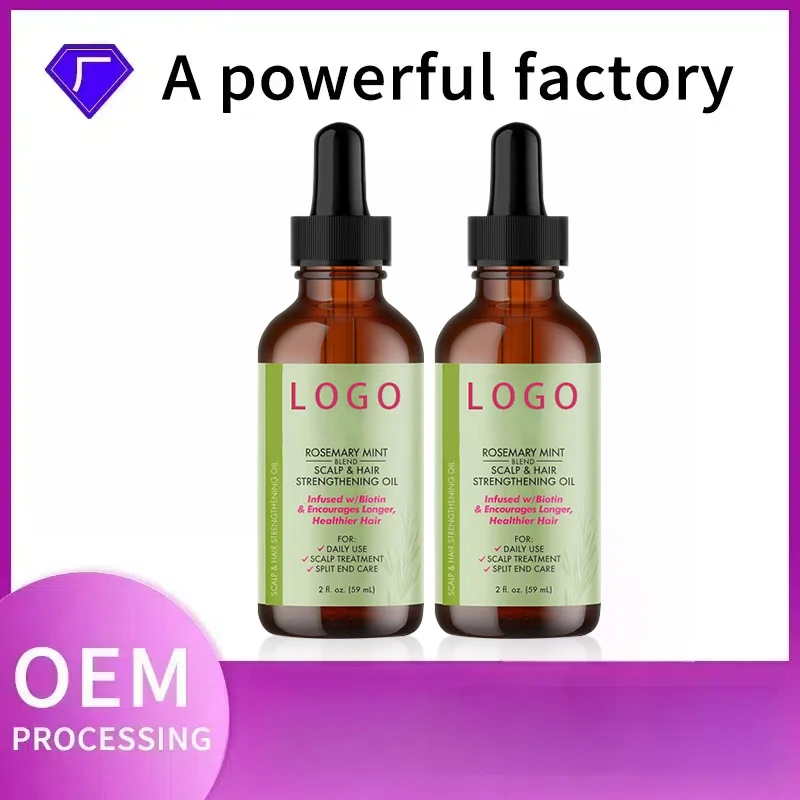 Органическое эфирное масло для роста волос с розмарином