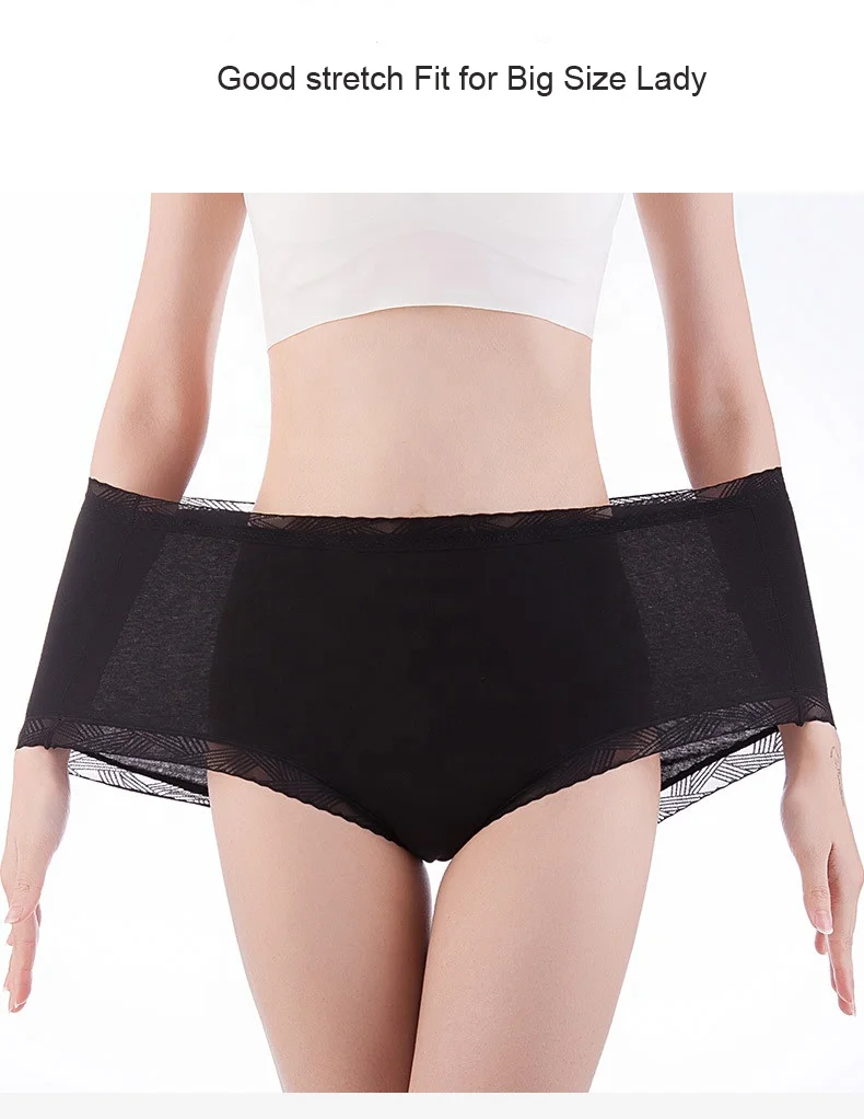 Seamless Body Shaping Pants Lace Trim Ladies Briefs Waist Shaping Panties Ladies Slim Shape Underwear Nylon / Cotton