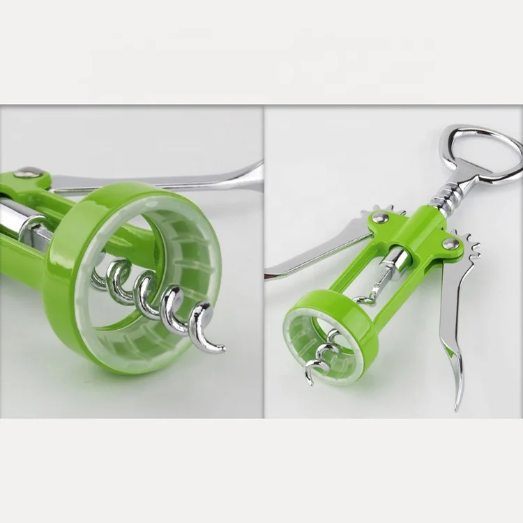
New Design Multifunction Manual Metal Handle Red Wine Bottle Opener 