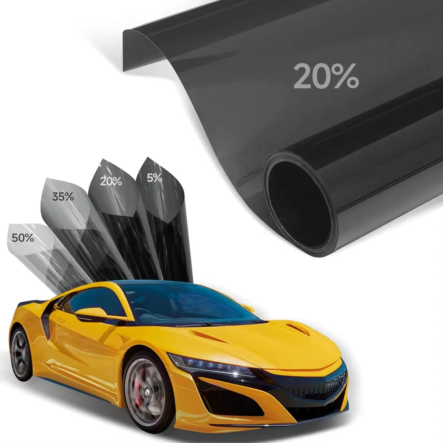 Car Window Tint Window Privacy Film Car Shade Front Windshield Heat & UV Block nano ceramic window film