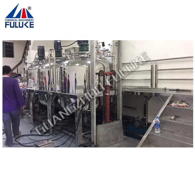 Автоматический Вакуумный эмульгатор промышленный Блендер/пищевой миксер для химических продуктов/Прямая поставка с завода емкость смешивания моющего средства