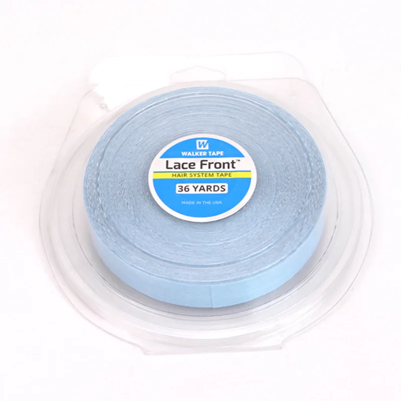 AU ready to ship Waterproof Ultra Thin Double Sided Adhesive Tape 36Y Blue Walker Lace Wig Glue Dobdle Hair Tape