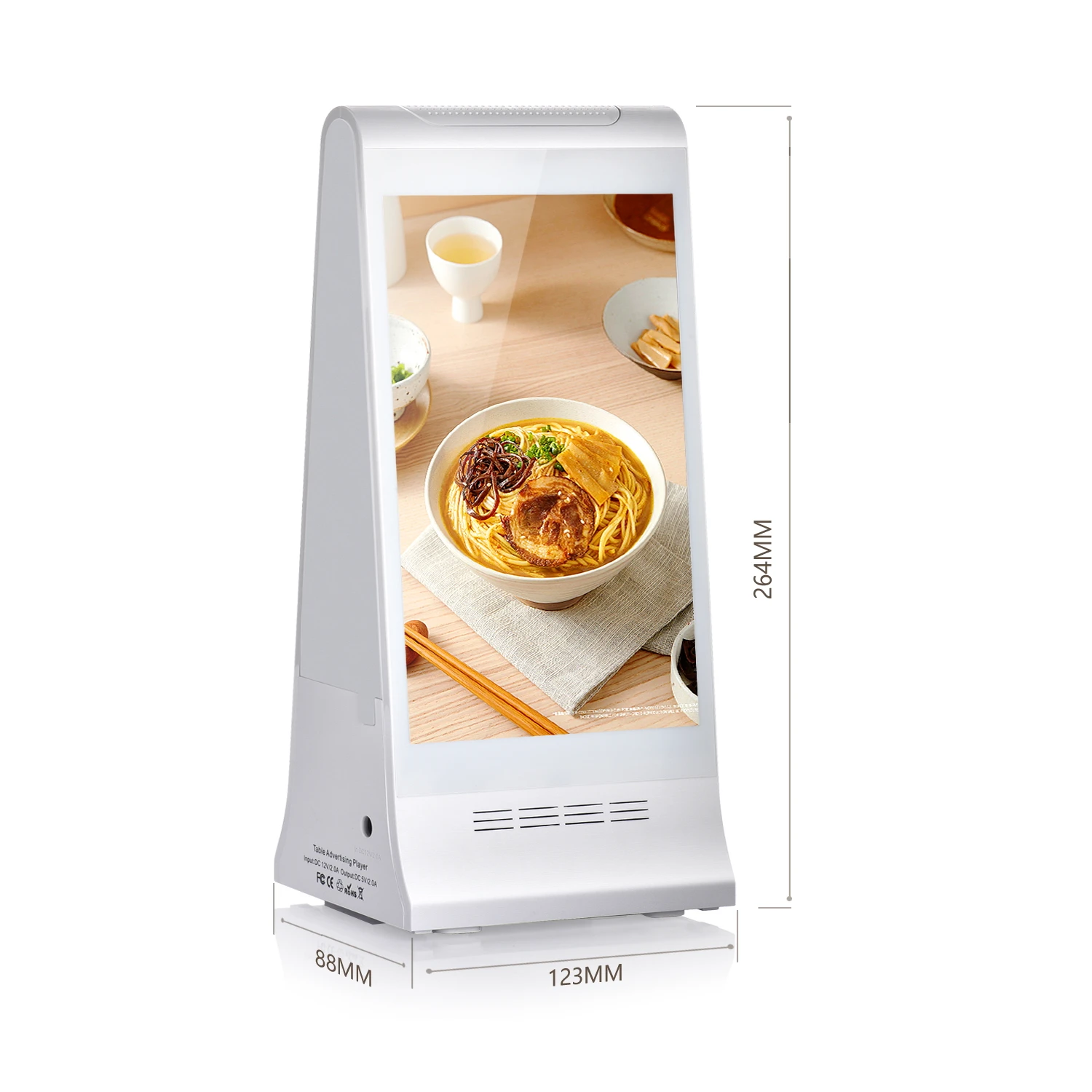 RK3568 HD 8 Inch Advertising Screen Double sided Digital Signage Display Table Top Stand Lcd Advertising Display