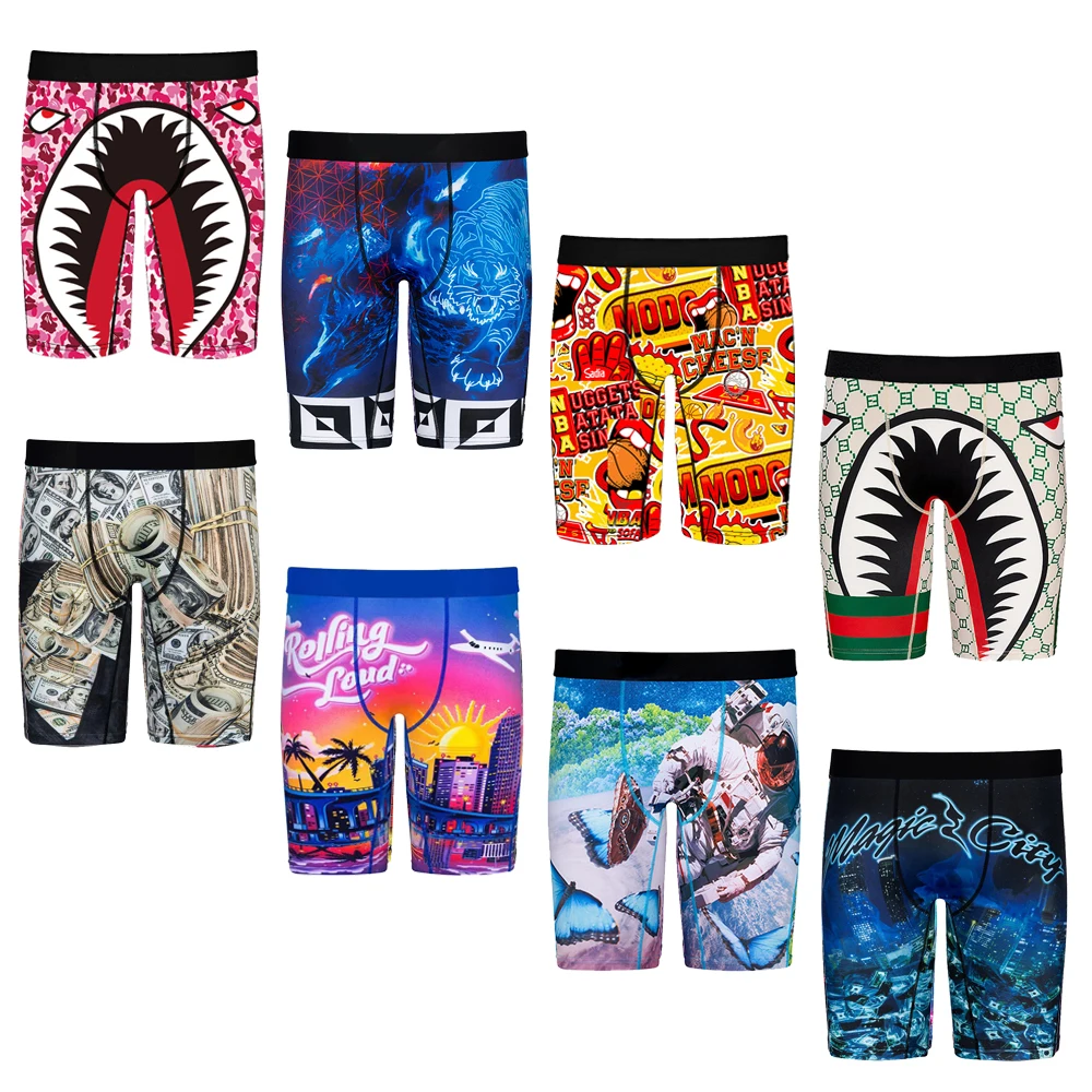 NEW Oem 2022 Custom Wholesale Vendor Underwear Plus Size Boxers Briefs For Men Plus Size  BOXERS