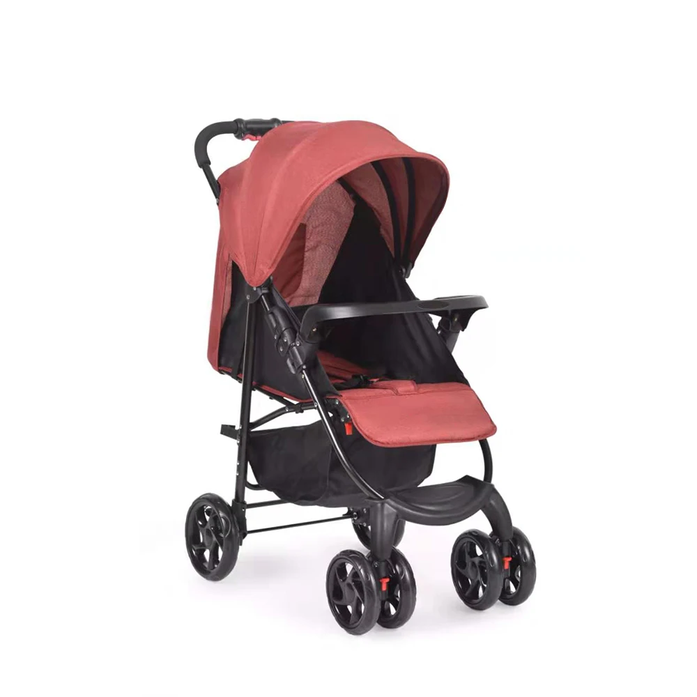 Big wheels one hand folding popular stroller
