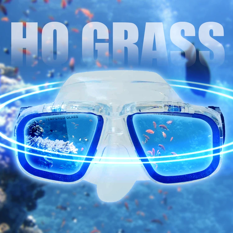 Diving Equipment Mask And Snorkel Full Face Swimming Snorkel Set Breathing Tube Snorkel