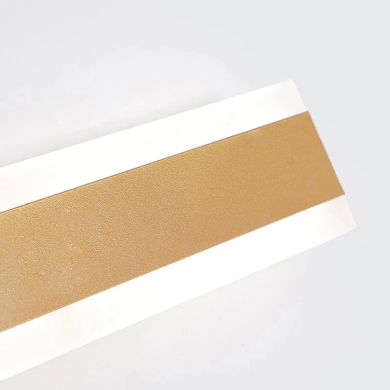 Outdoor led long wall light ip65 waterproof modern wall light garden balcony wall decoration outdoor lighting golden